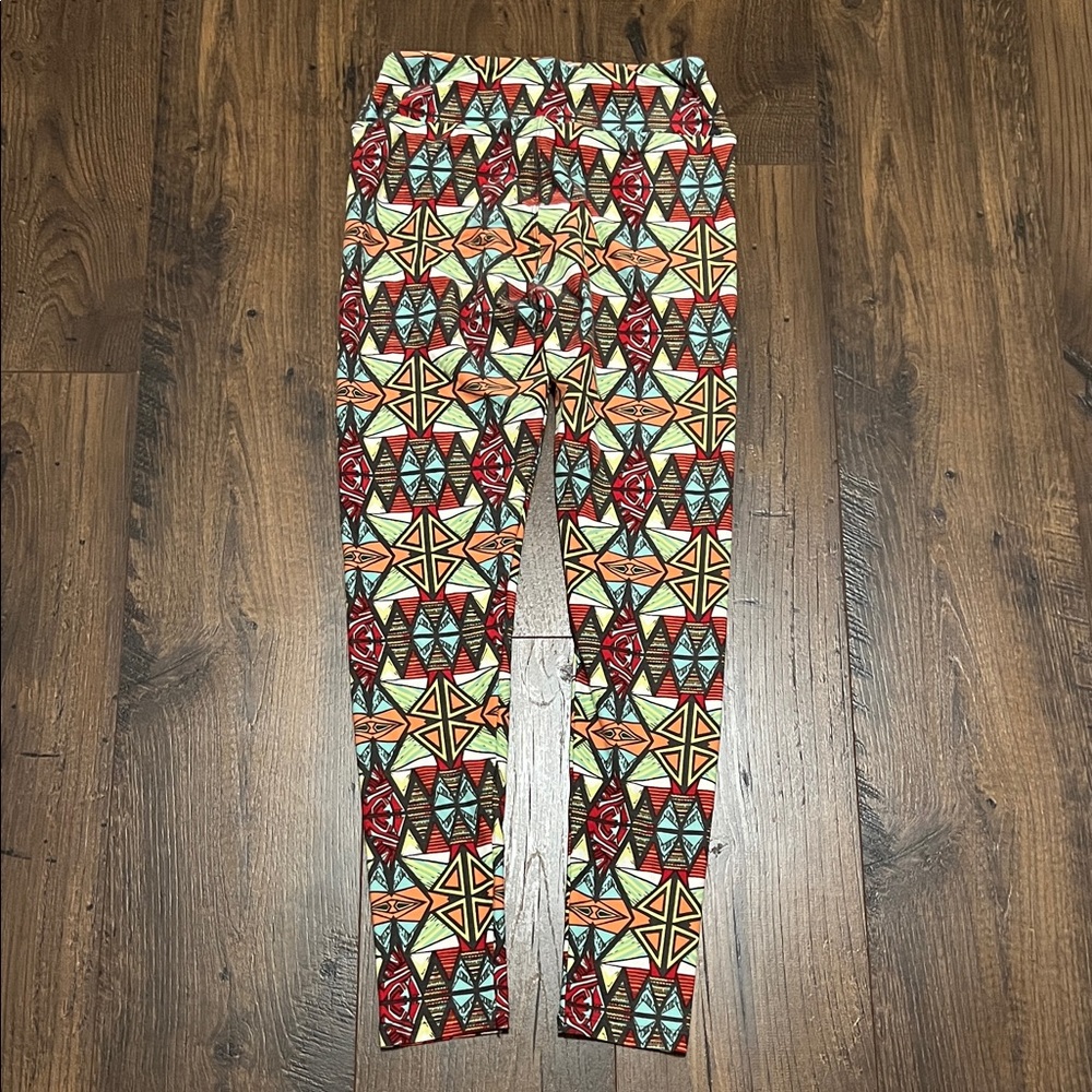 Lularoe Colorful Geometric Leggings